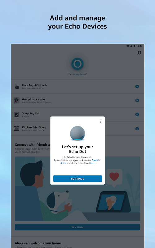 Amazon Alexa screenshot