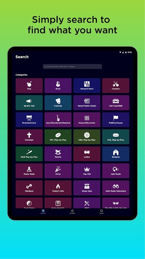 SiriusXM: Music, Sports & News screenshot