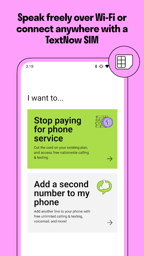TextNow: Call + Text Unlimited screenshot