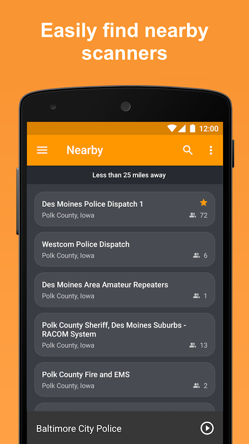 Police Scanner - Scanner Radio screenshot