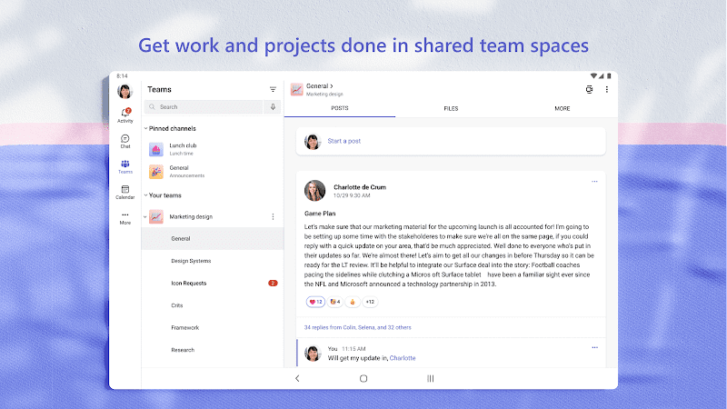 Microsoft Teams screenshot