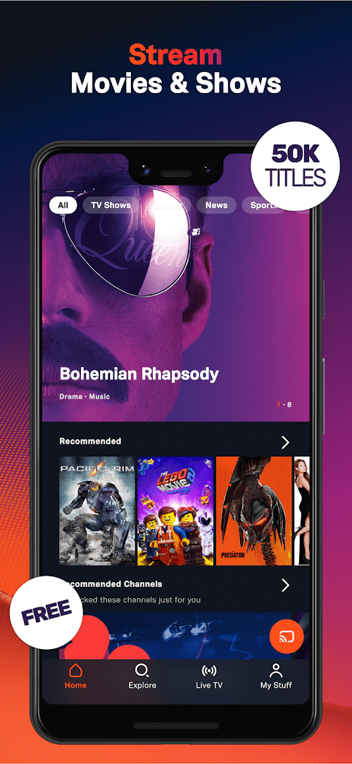Tubi TV screenshot