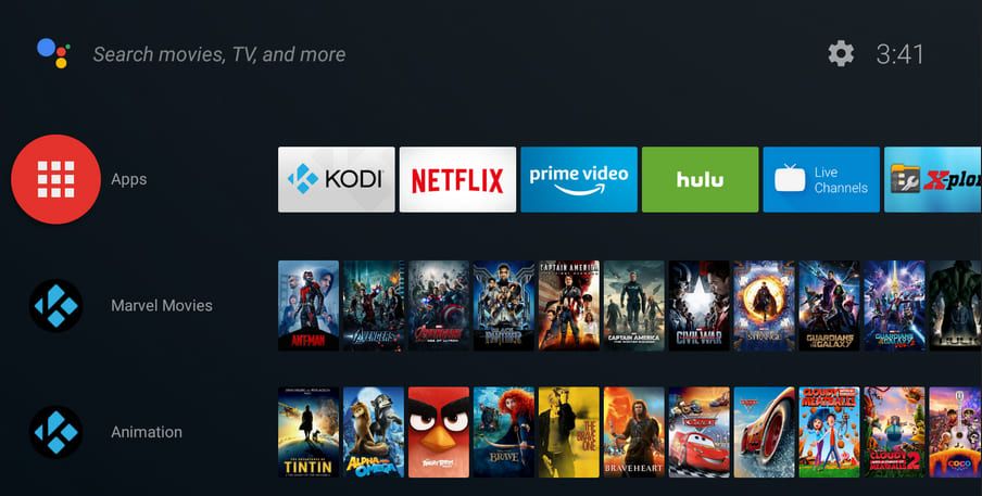 Kodi screenshot