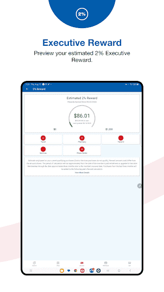 Costco Wholesale screenshot