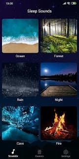 Sleep Sounds - relaxing sounds screenshot