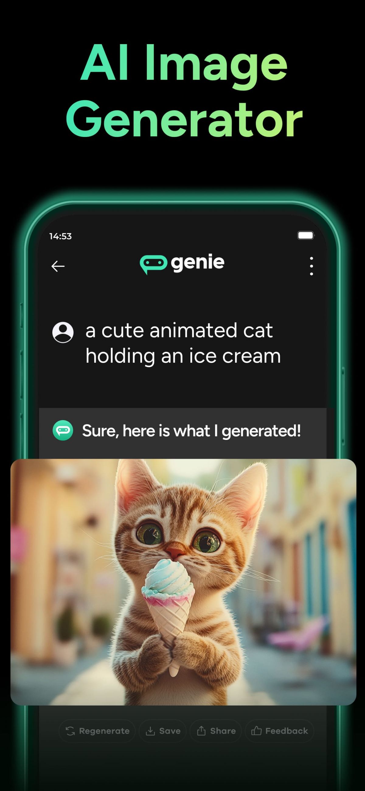 Genie - AI Chatbot Assistant screenshot