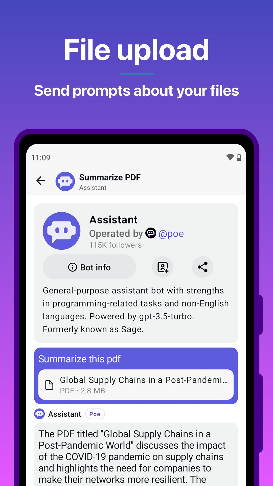 Poe - Fast AI Chat screenshot