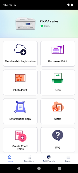 Canon PRINT screenshot