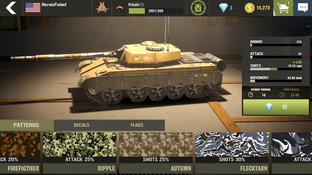 War Machines：Tanks Battle Game screenshot