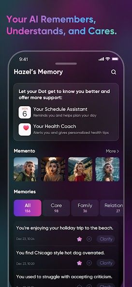 Paradot: Personal AI chat screenshot