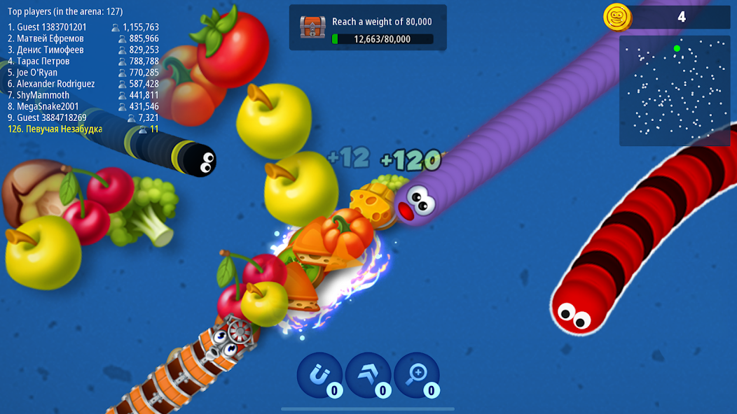 Worms Zone .io - Hungry Snake screenshot