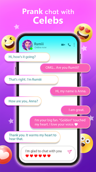 Idol Prank Video Call & Chat screenshot